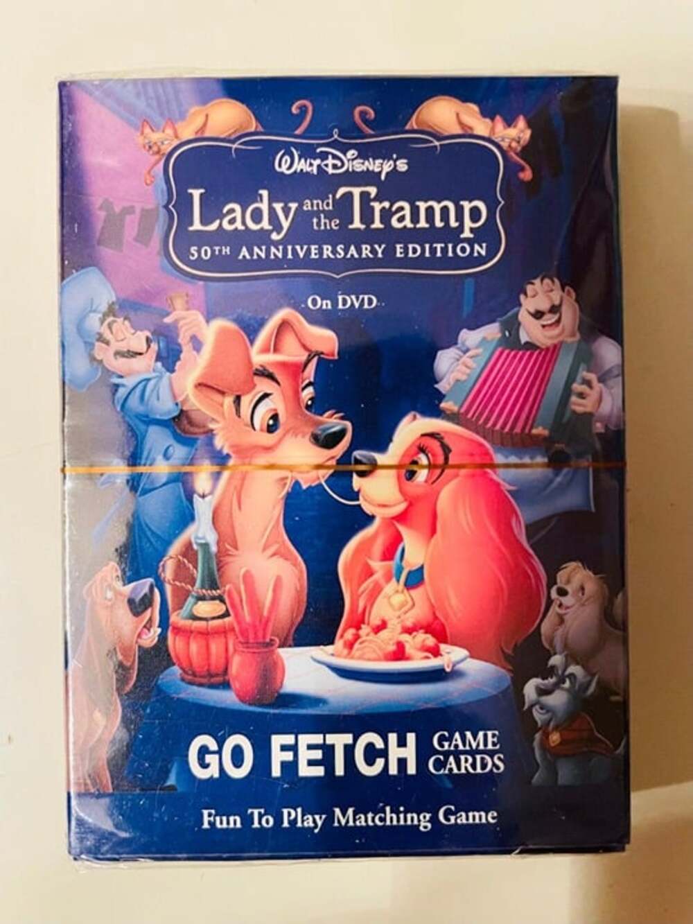 SEALED Lady and the Tramp Go Fetch Game Cards 50th Anniv. Circuit City Exclusive